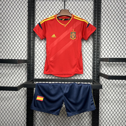 Spain Kids 2012 Home Jersey