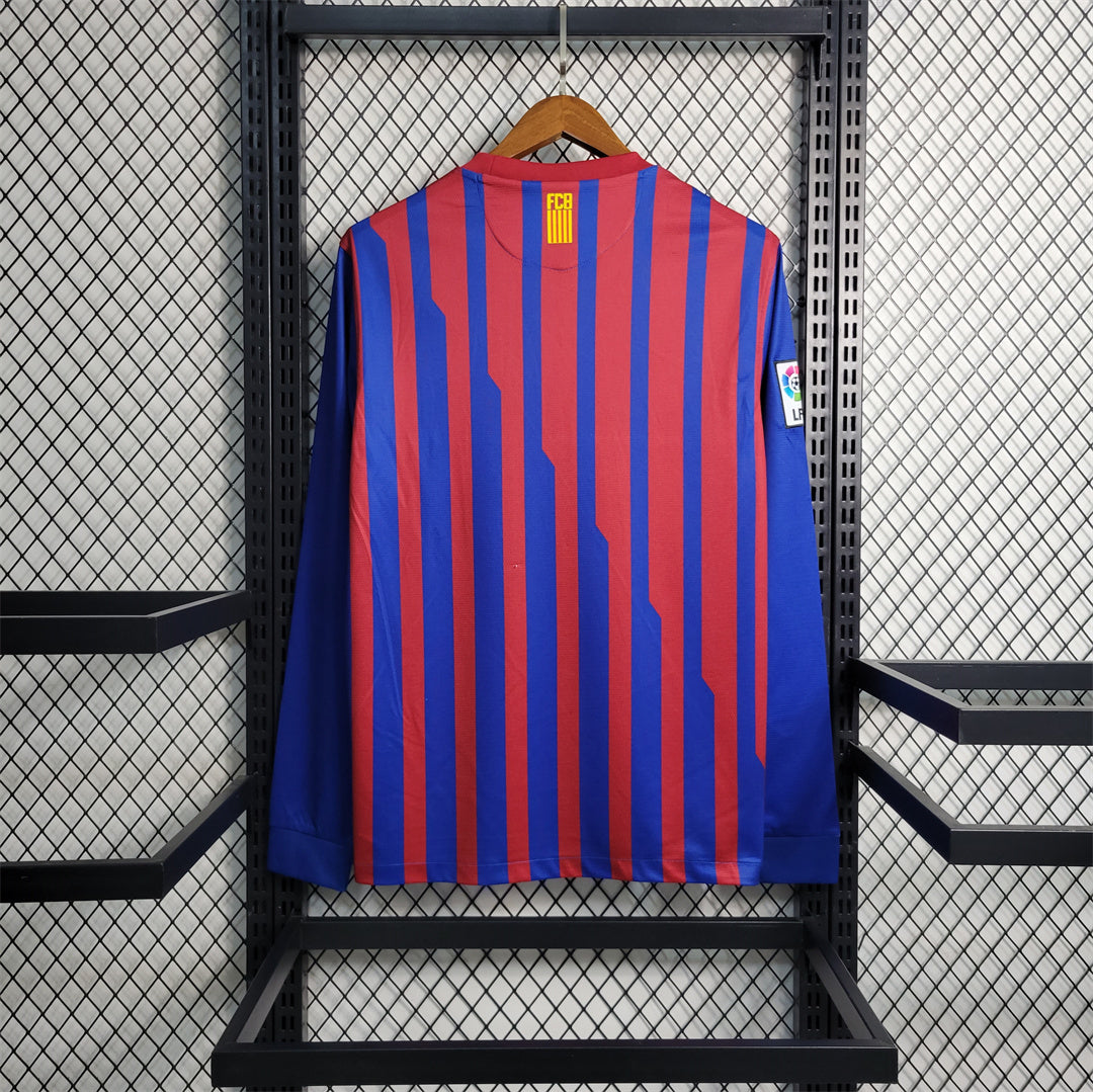 Barcelona FC 2011-2012 Home Long Sleeve Jersey