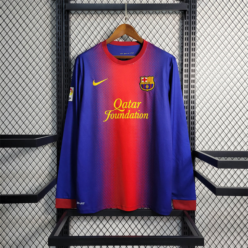 Barcelona FC 2012-13 Home Long Sleeve Jersey