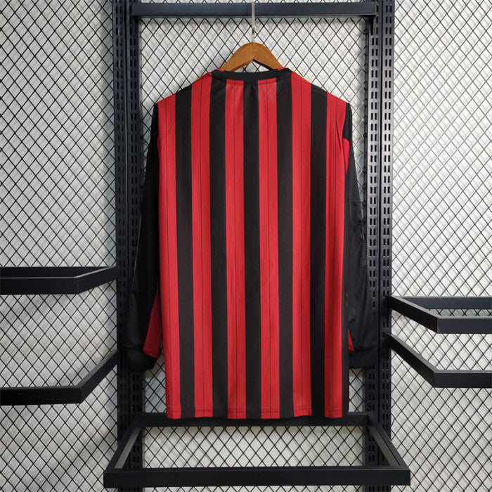 AC Milan 2013-2014 Home Long Sleeve Jersey