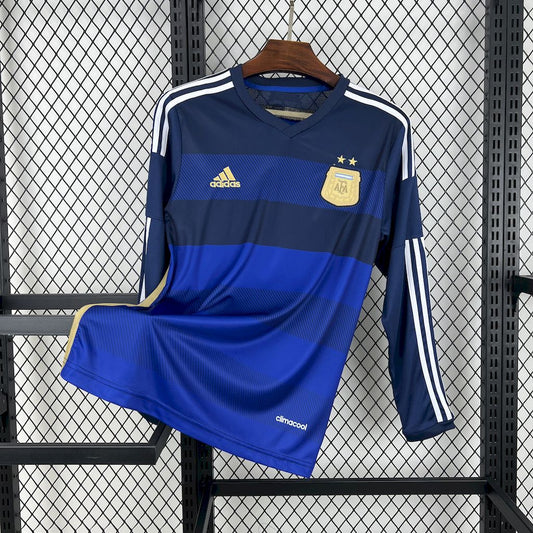 Argentina 2014 Away Long Sleeve Jersey