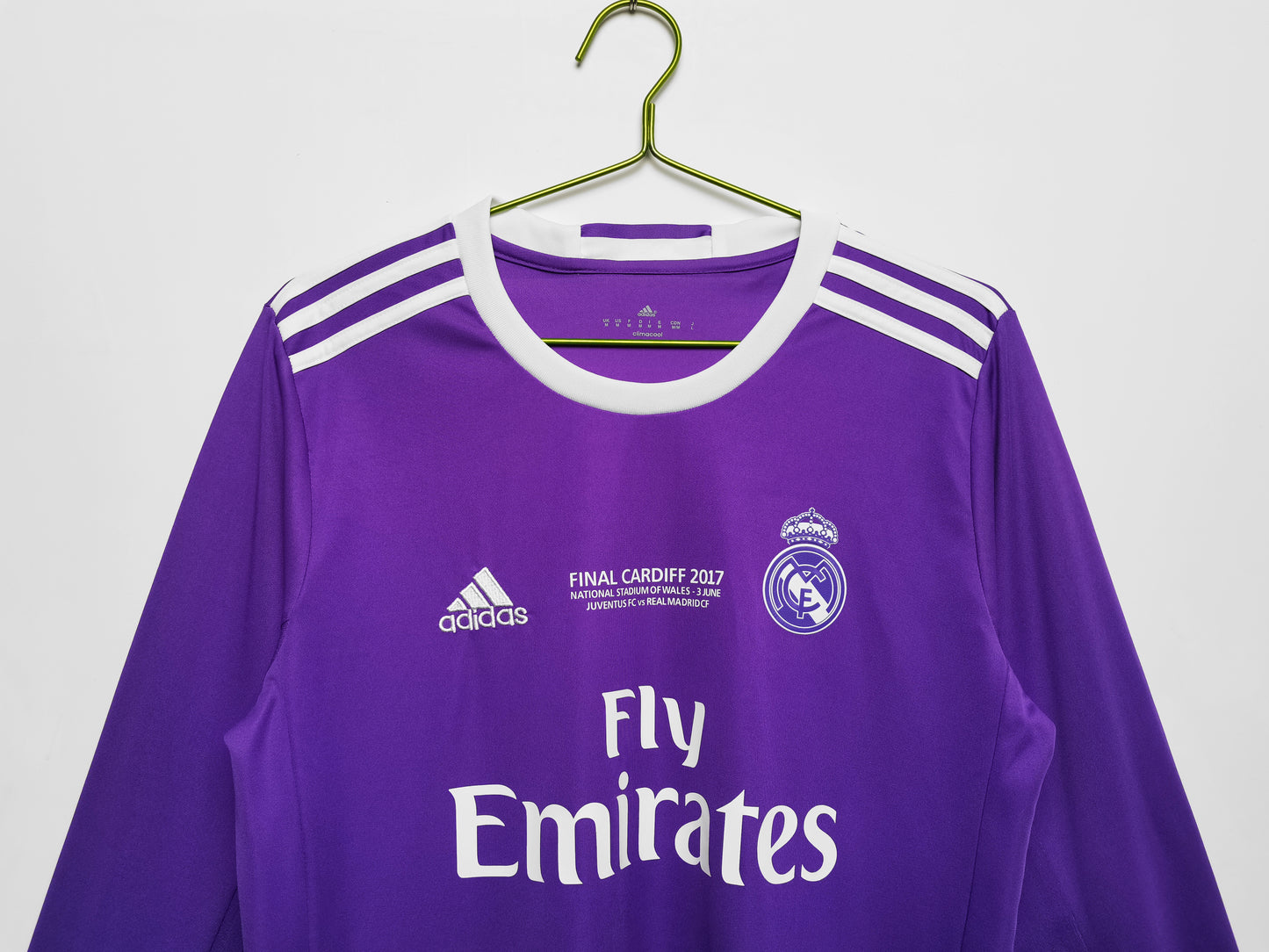 Real Madrid CF 2016-2017 UCL FINAL Long Sleeve Jersey