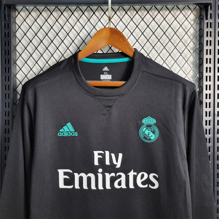 Real Madrid CF 2017-2018 Away Long Sleeve Jersey