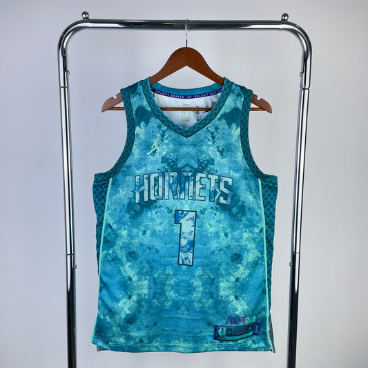 Charlotte Hornets 2023 LaMelo Ball Jordan Brand Teal Swingman Jersey - Select Series