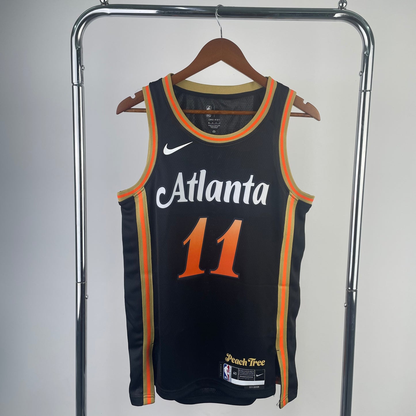 Atlanta Hawks 2023 Nike Black Swingman Jersey - City Edition