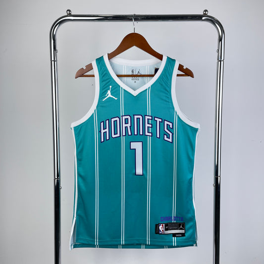 Charlotte Hornets 2023 Jordan Brand Teal Swingman Player Jersey - Icon Edition