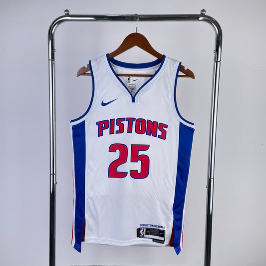 Detroit Pistons 2022-23 Nike White Swingman Jersey - Association Edition