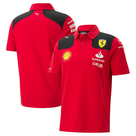 Ferrari 2023 F1 Polo Golf Shirt