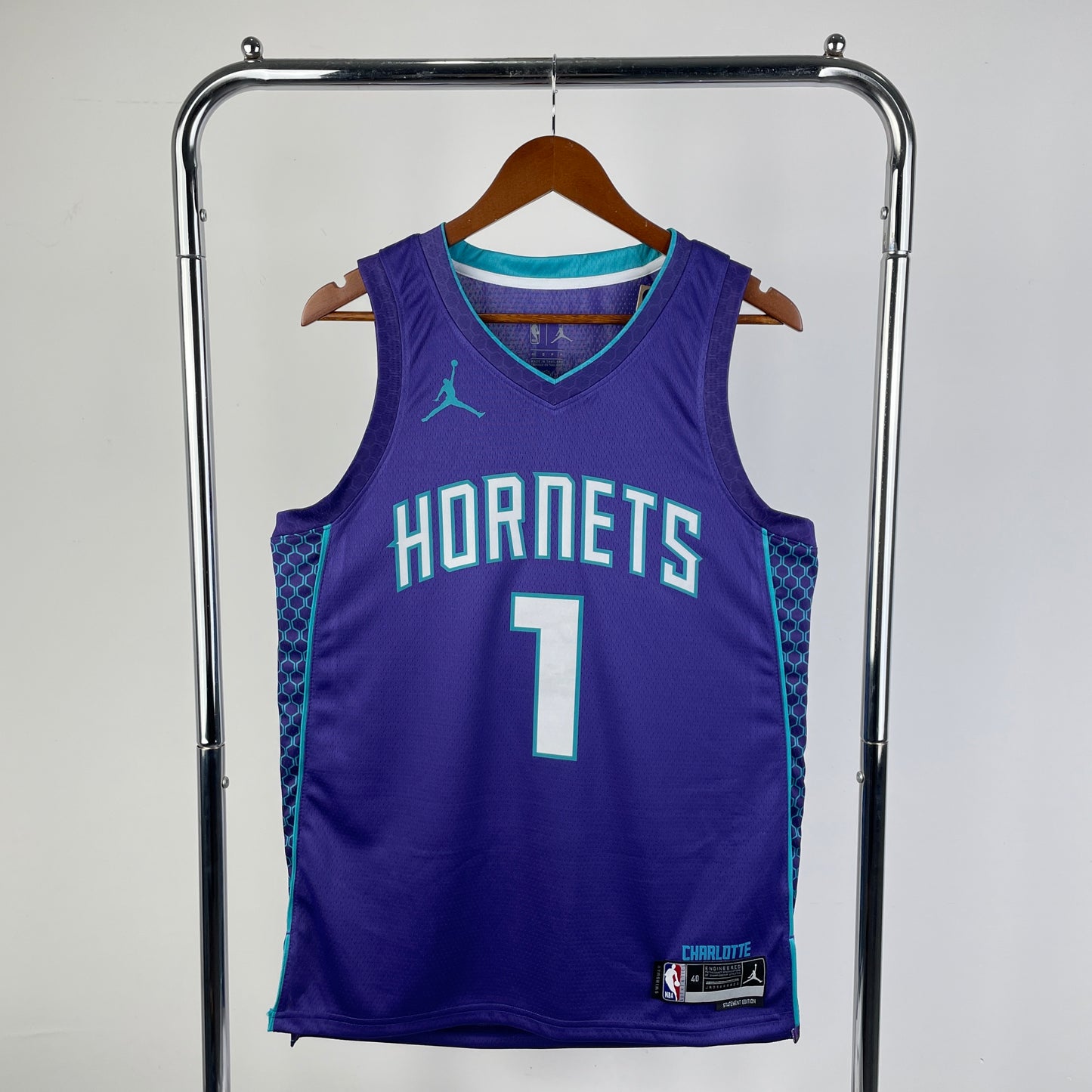 Charlotte Hornets 2023 Jordan Brand Purple Swingman Jersey - Statement Edition