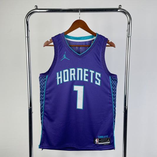 Charlotte Hornets 2023 Jordan Brand Purple Swingman Jersey - Statement Edition