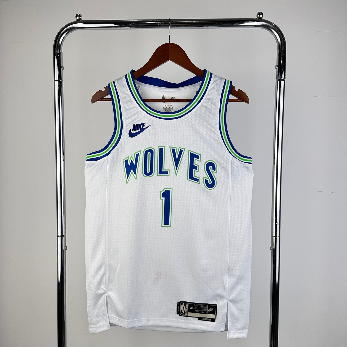 Minnesota Timberwolves 2022-23 Nike White Swingman Jersey - Classic Edition