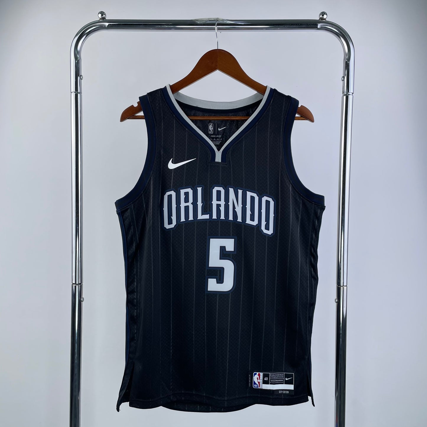 Orlando Magic 2022-23 Nike Black Swingman Jersey - Icon Edition