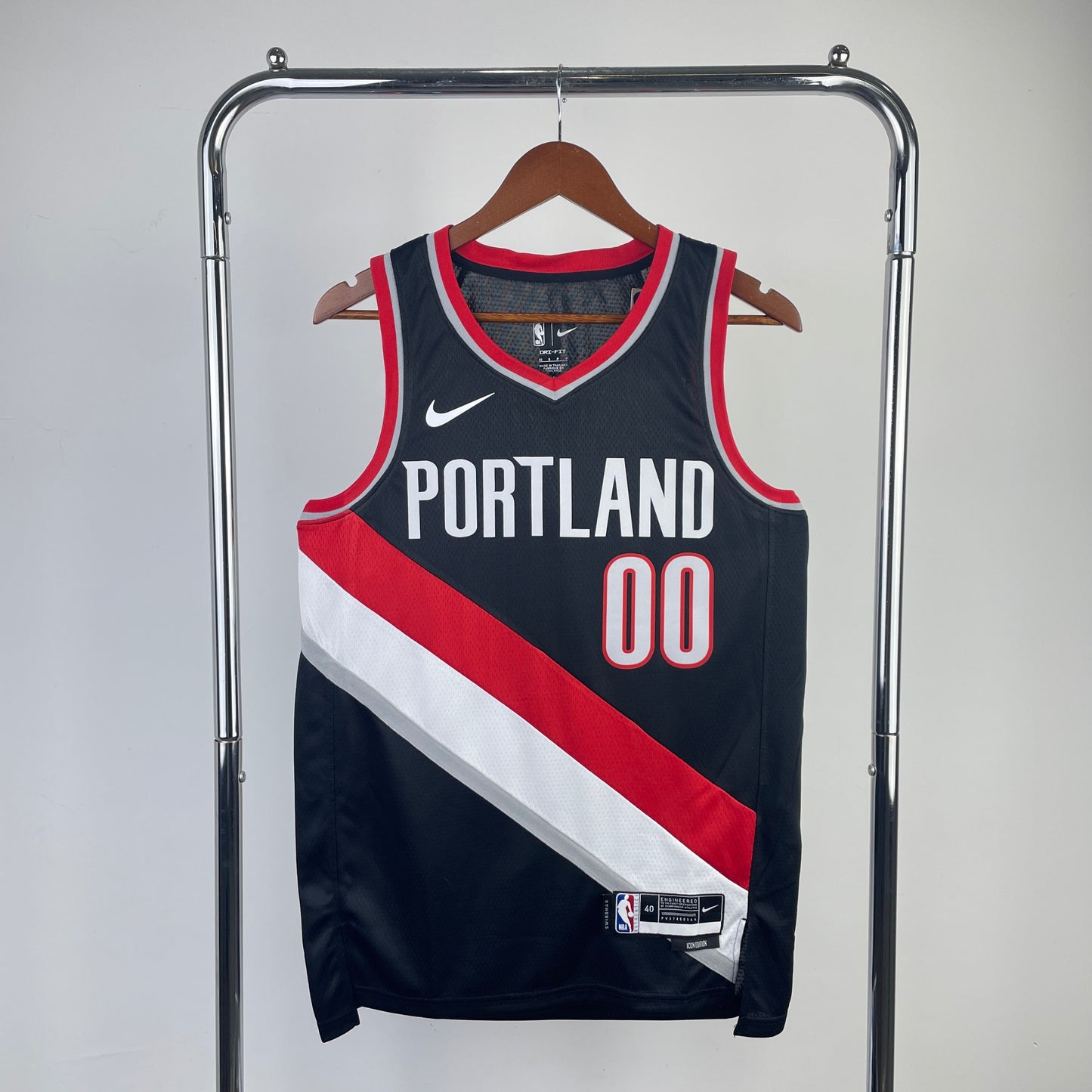 Portland Trail Blazers 2022-23 Nike  Black Swingman Jersey - Icon Edition