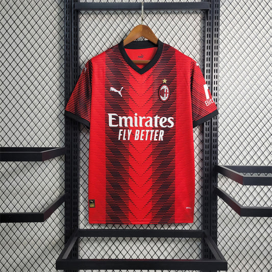 AC Milan 2023-2024 Home Fan Version Jersey