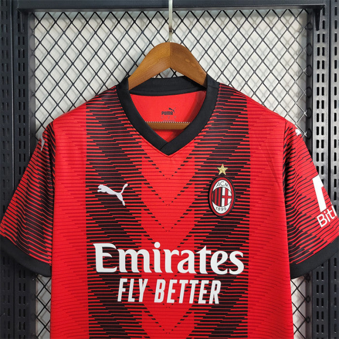 AC Milan 2023-2024 Home Fan Version Jersey