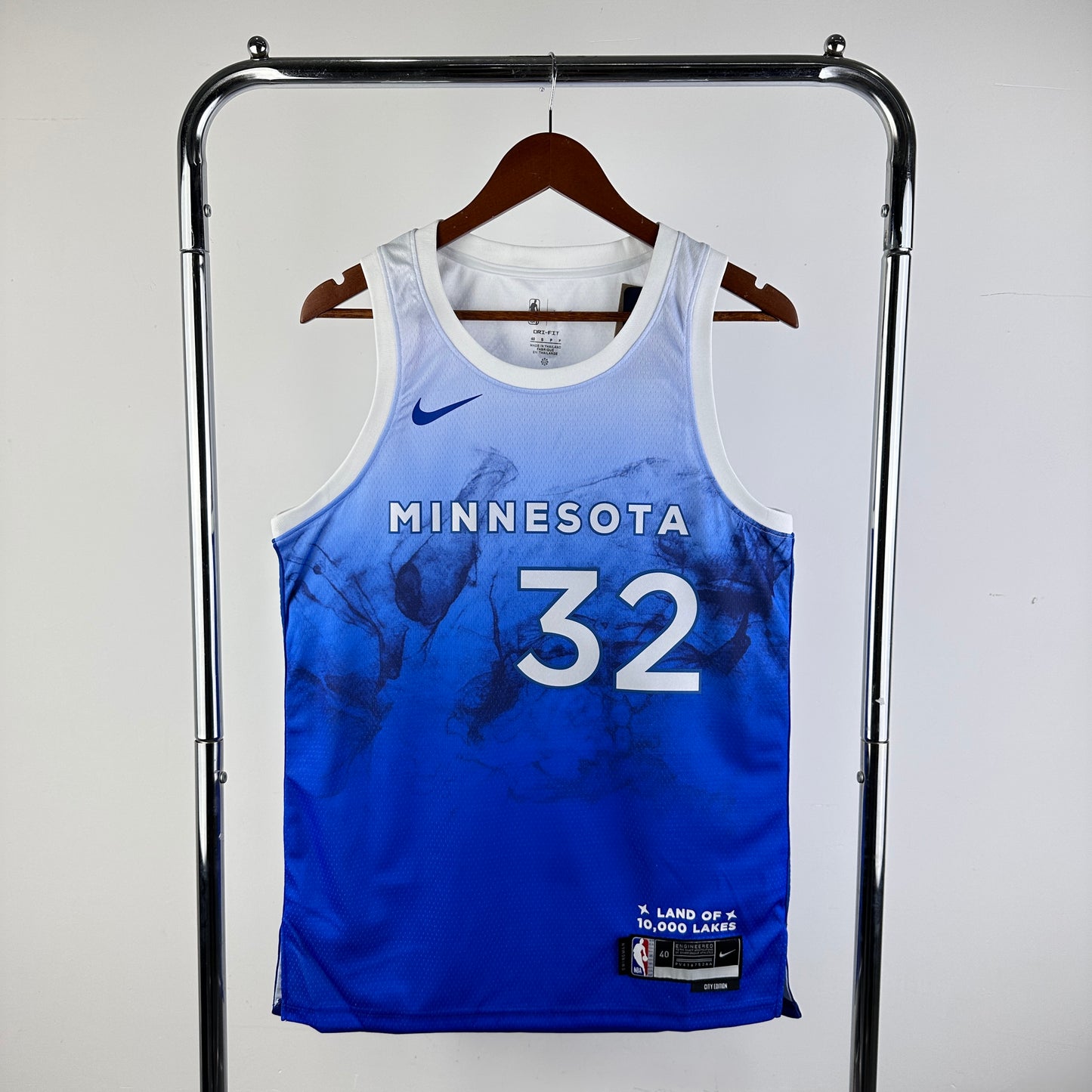 Minnesota Timberwolves 2023-24 Nike Blue Swingman Jersey - City Edition