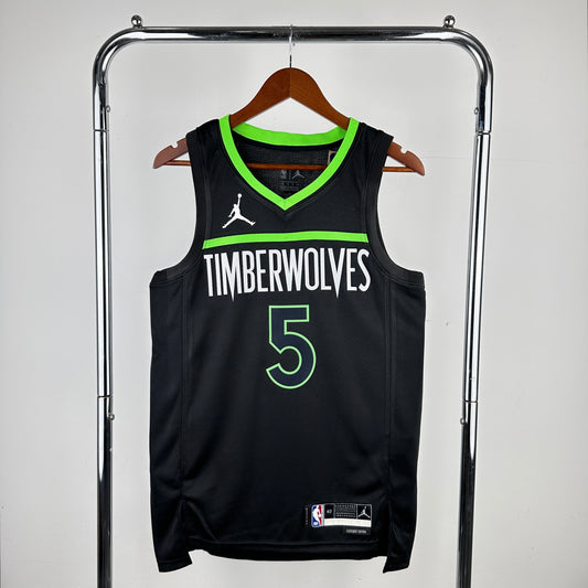 Minnesota Timberwolves 2023-24 Jordan Brand Black Swingman Jersey - Statement Edition