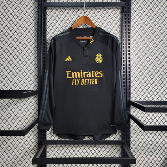 Real Madrid CF 2023-2024 3rd Long Sleeve Fan Version Jersey