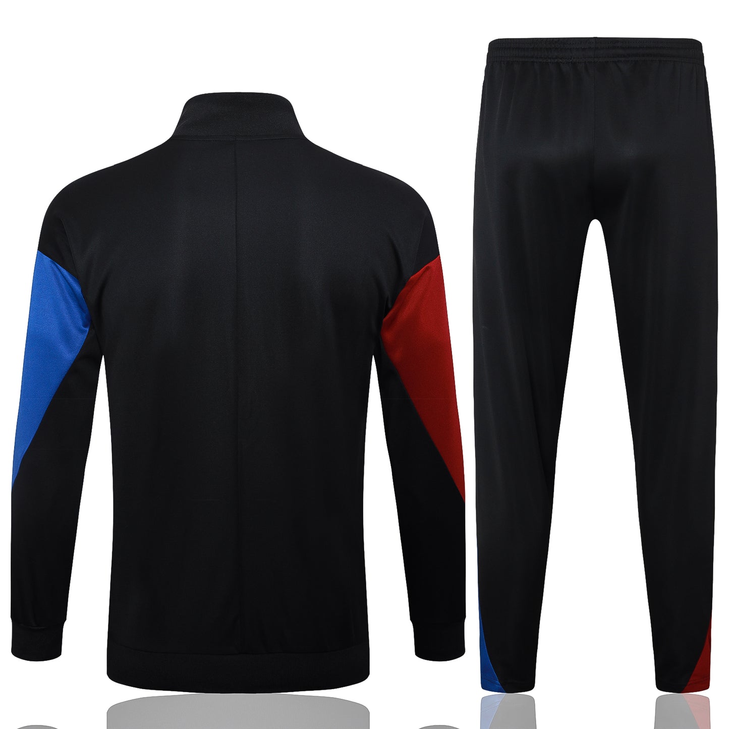 Barcelona 2024-25 Black, Red and Blue Full-zip Tracksuit Set