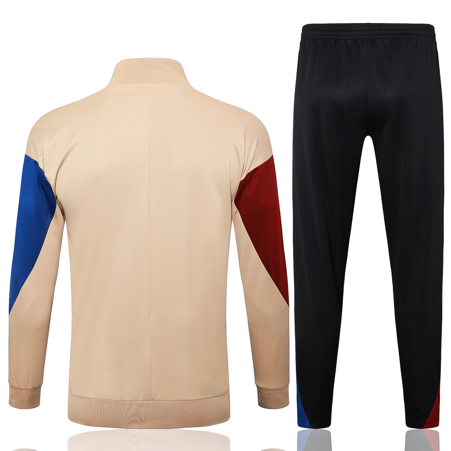 Barcelona 2024-25 Cream and Black Full-zip Tracksuit set