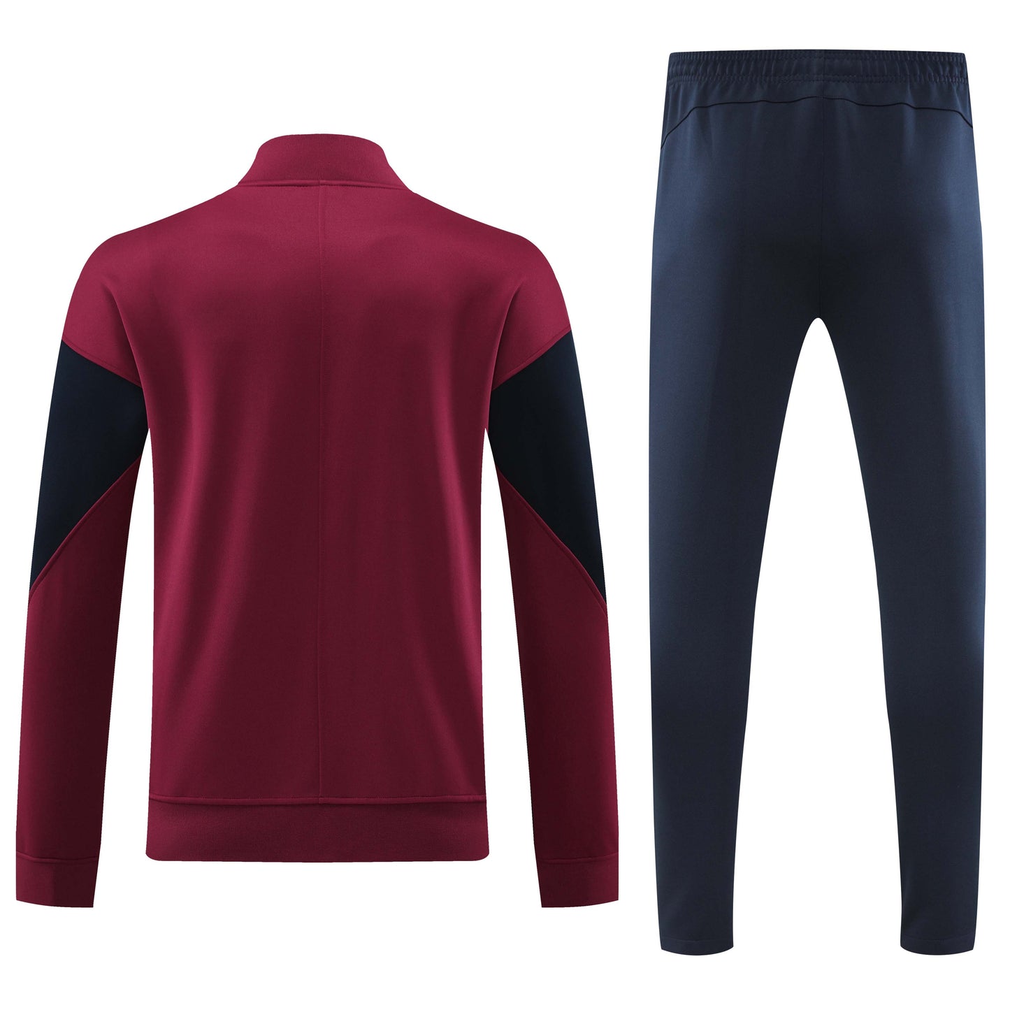 Barcelona 2024-25 Maroon Red and Blue Full-zip Tracksuit set