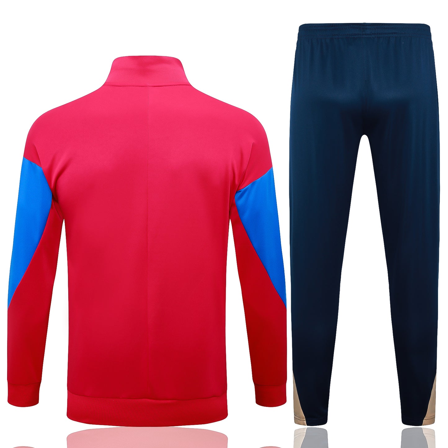 Barcelona 2024-25 Red and Blue Full-zip Tracksuit Set