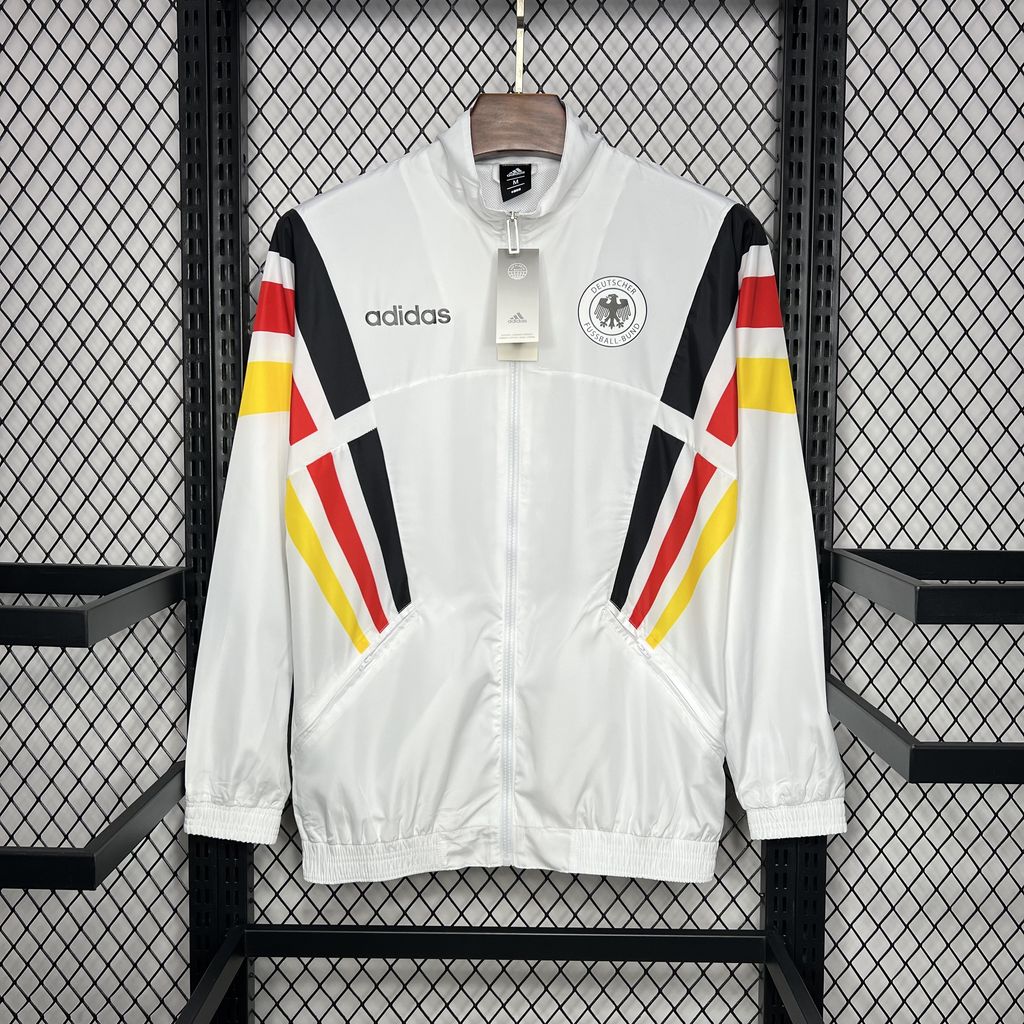 Germany 2024-25 Euro White Windbreaker