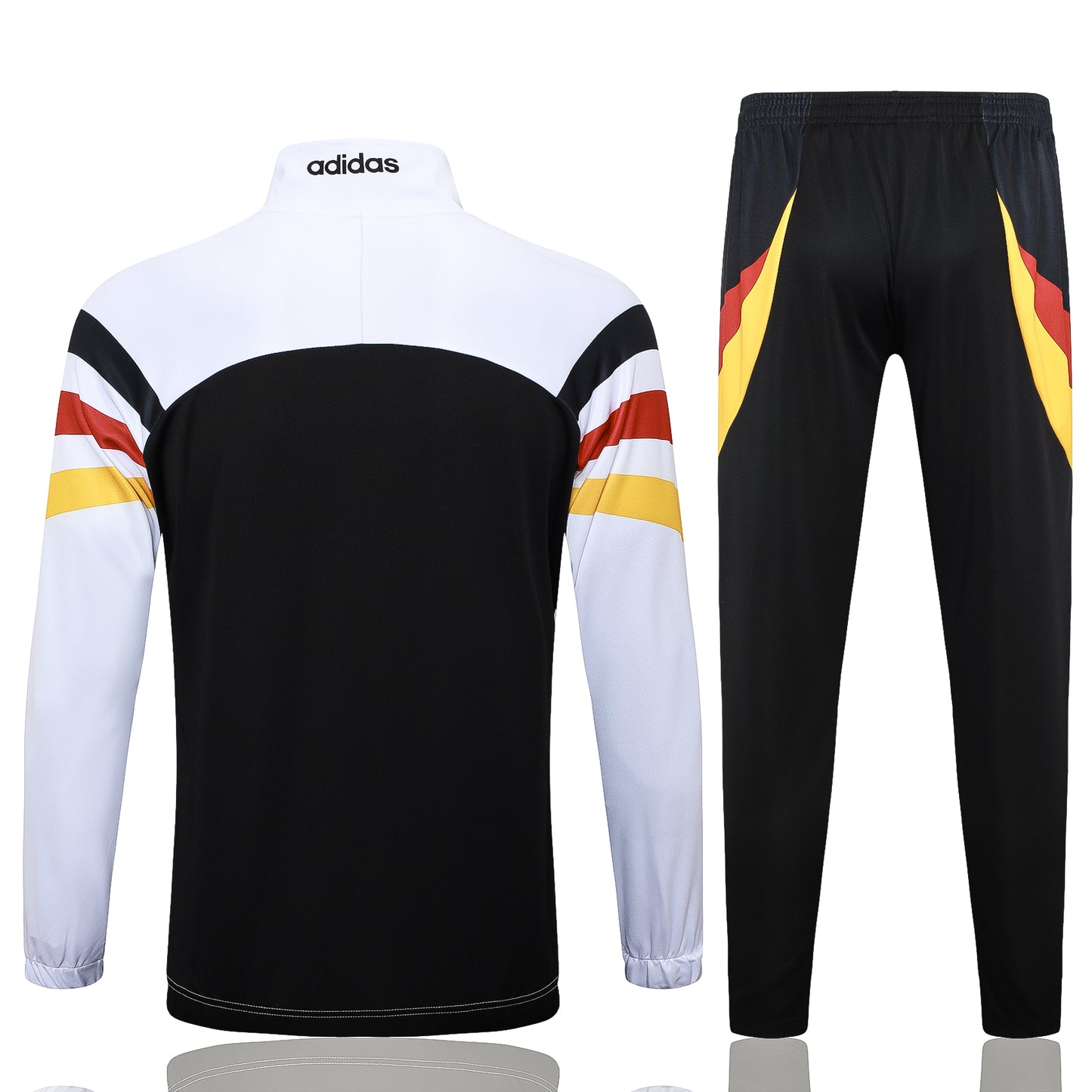 Germany 2024 White Retro Full-Zip Tracksuit Set