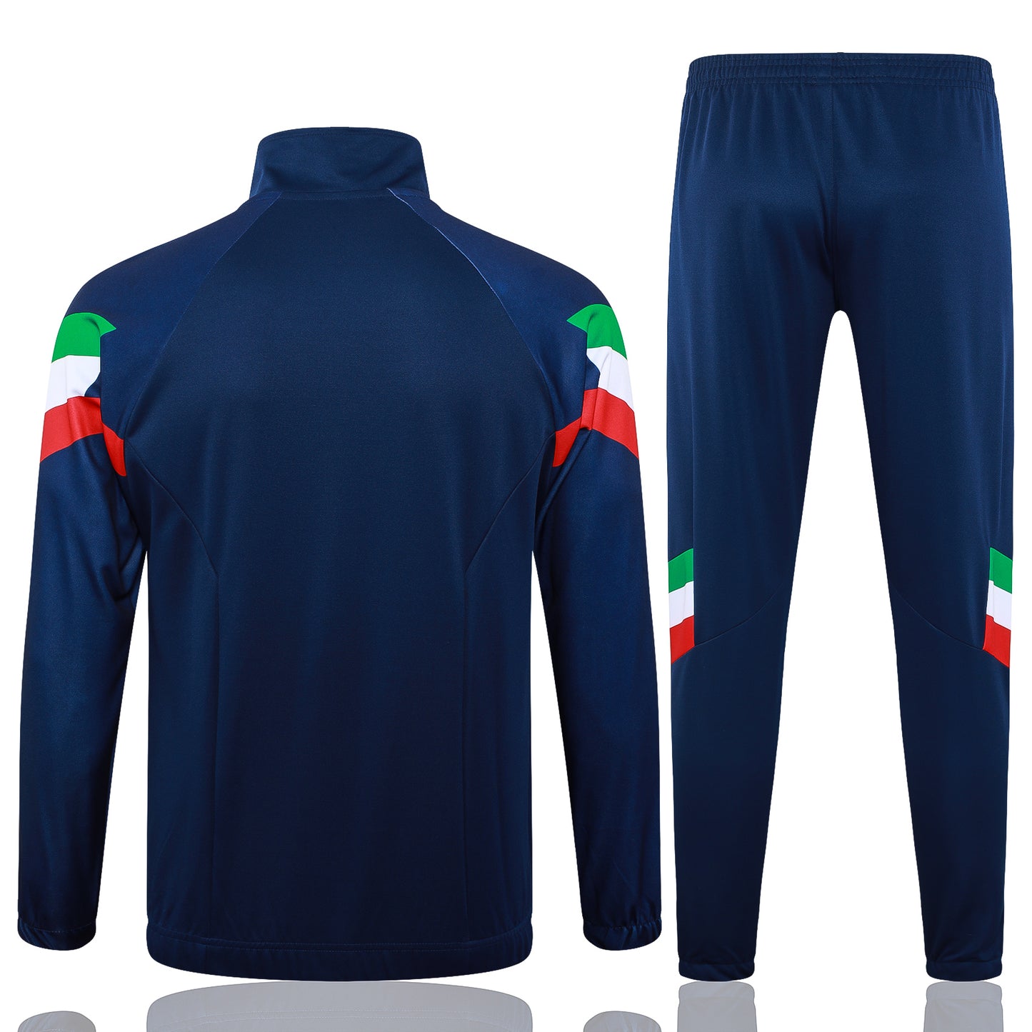 Italy 2024 Navy Retro Full-Zip Tracksuit Set