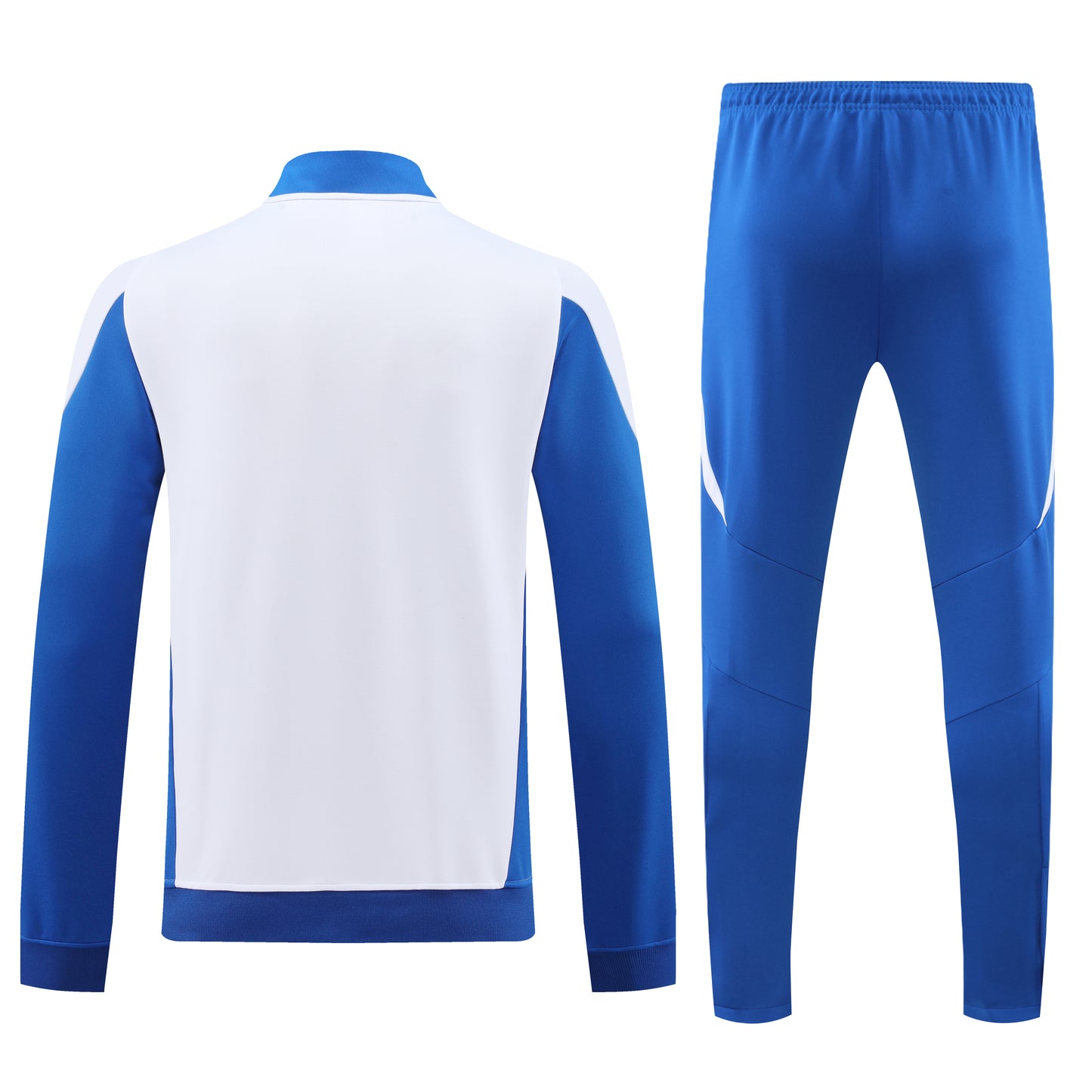 Italy 2024 Blue and White Half-Zip Tracksuit Set