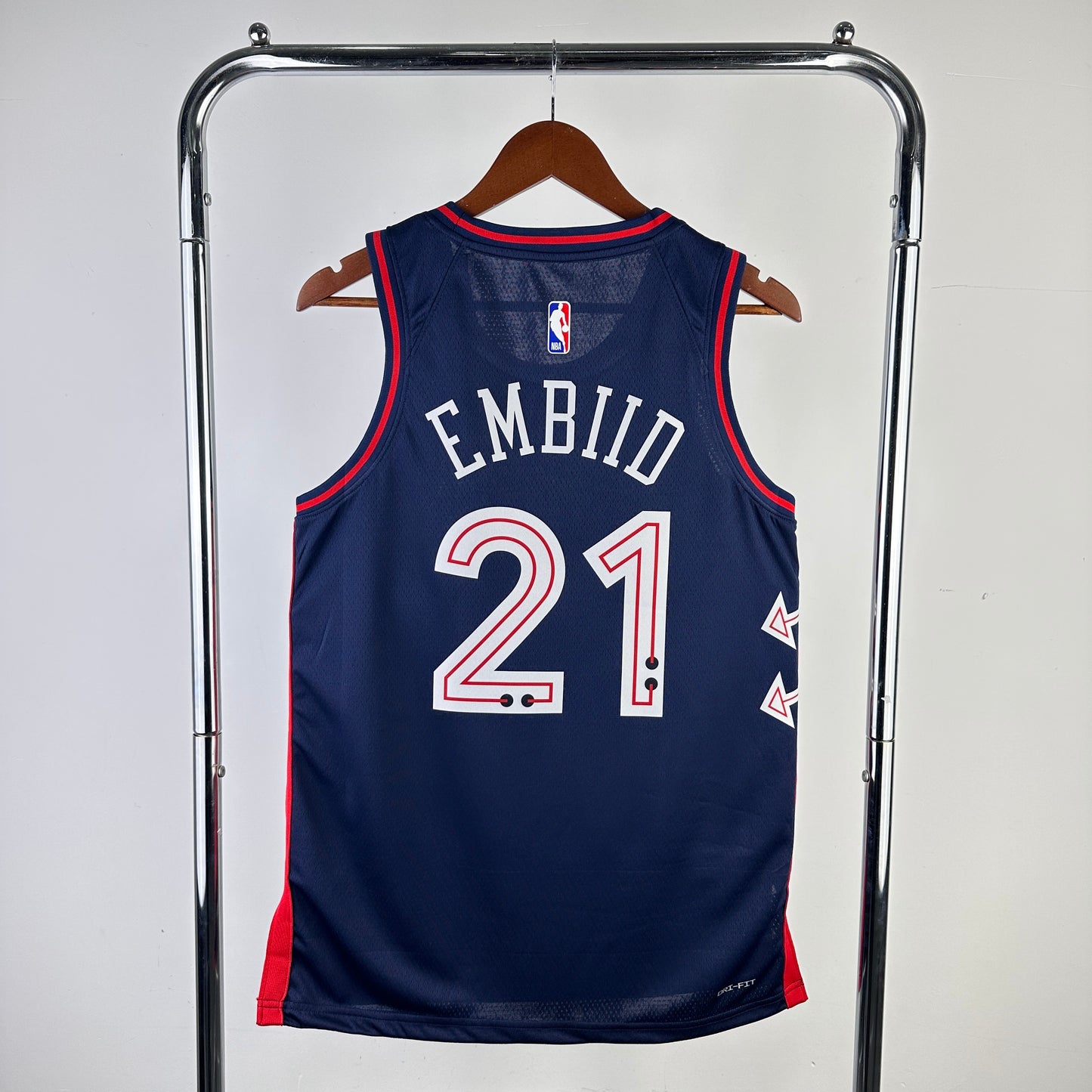 Philadelphia 76ers 2023-24 Navy Swingman Jersey - City Edition