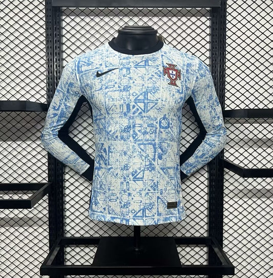 Portugal 2024 Away Long Sleeve Player Version Jersey