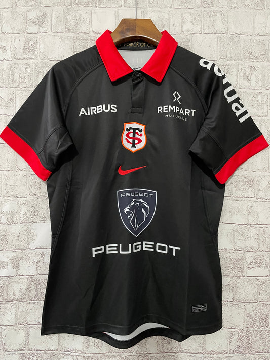 Stade Toulouse 2024 Black Rugby Jersey