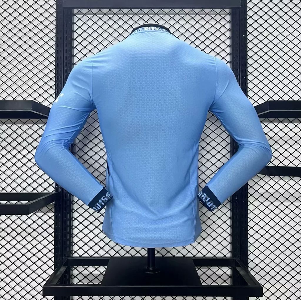 Manchester City 2024-25 Home Long Sleeve Player Version