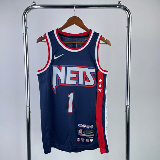 Brooklyn Nets 2021-22 Nike Blue Swingman Jersey - City Edition