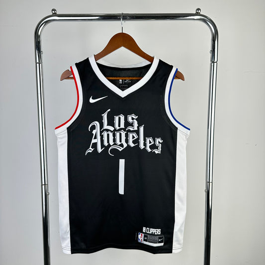 Los Angeles Clippers 2021-22 Nike Black Swingman Jersey - City Edition