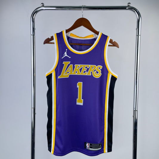 Los Angeles Lakers 2021-22 Jordan Brand Purple Swingman Jersey - Statement Edition