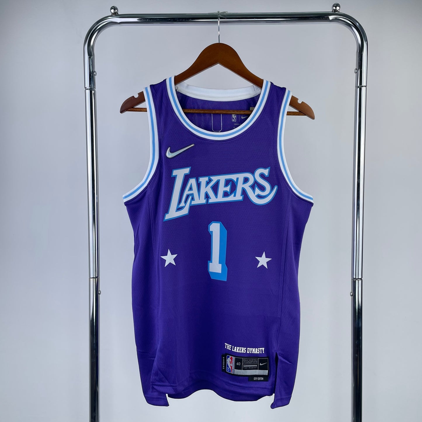 Los Angeles Lakers 2021-22 Nike Purple Swingman Jersey - City Edition