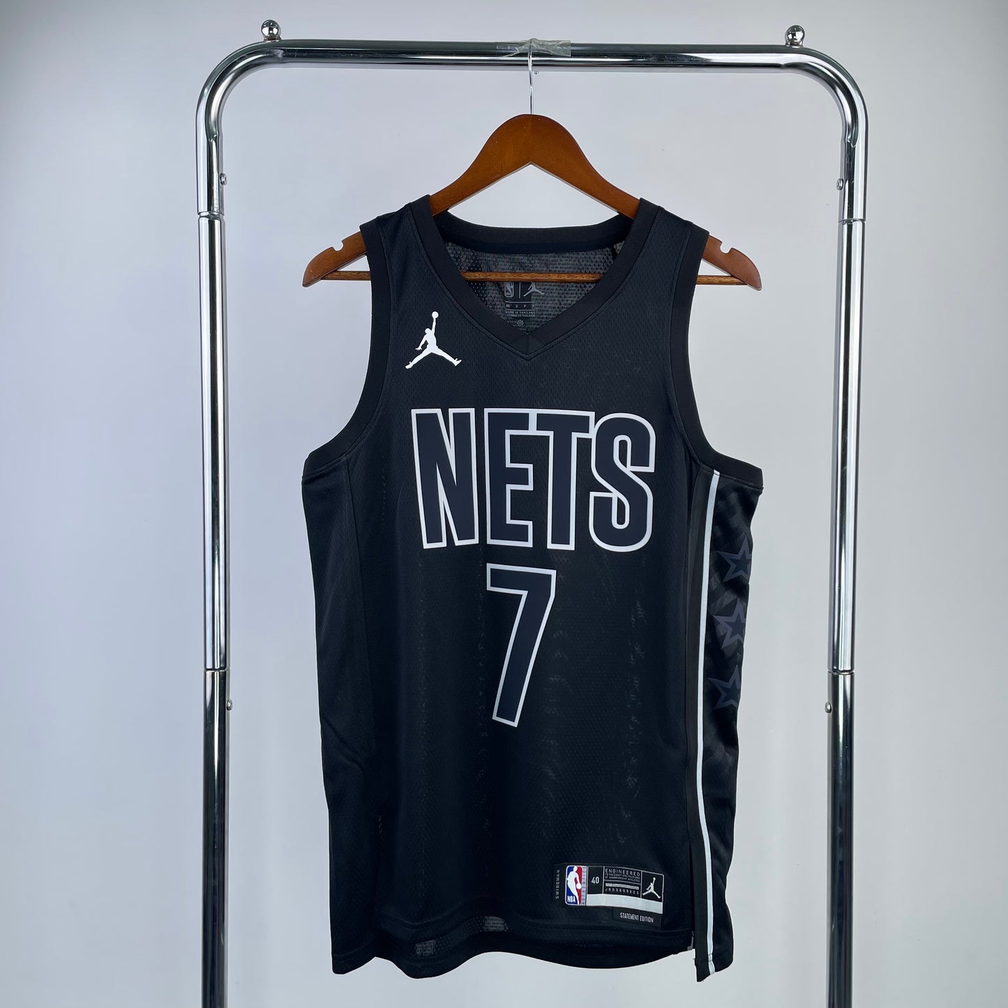 Brooklyn Nets 2022-23 Jordan Brand Black Swingman Jersey - Statement Edition