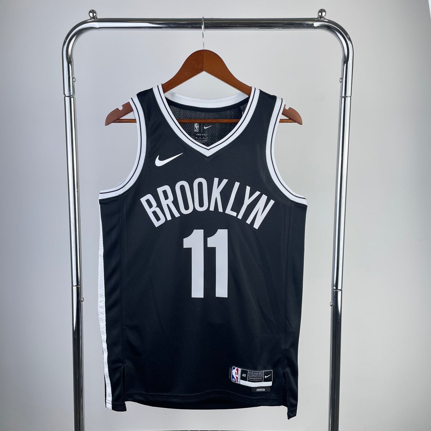 Brooklyn Nets 2022-23 Jordan Brand Black Swingman Jersey - Statement Edition