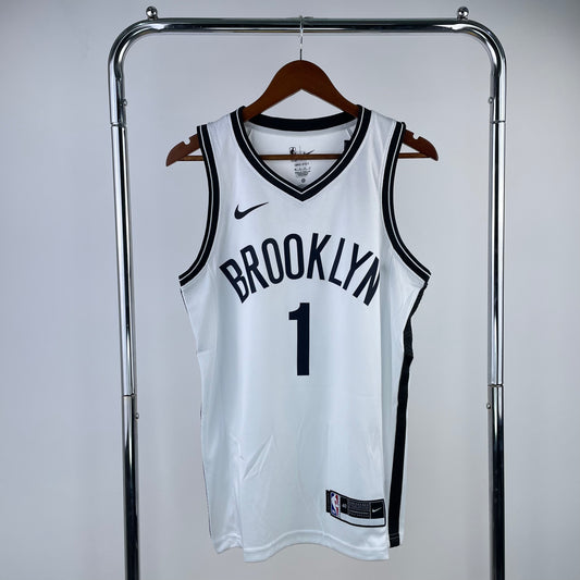 Brooklyn Nets 2022-23 Nike White Swingman Jersey - Association Edition