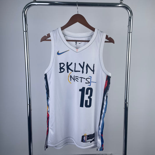 Brooklyn Nets 2022-23 Nike White Swingman Jersey - City Edition