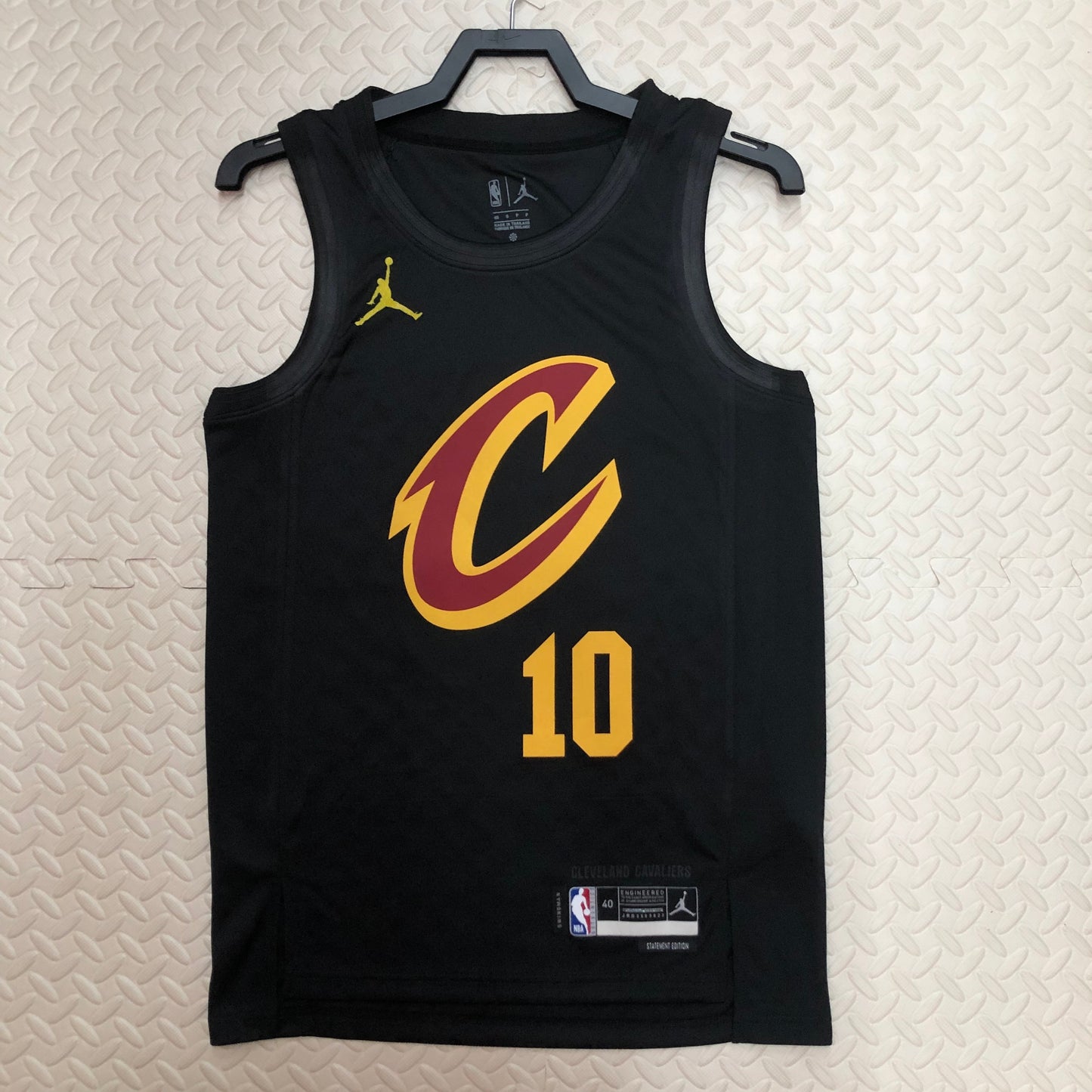 Cleveland Cavaliers 2022-23 Jordan Brand Black Swingman Jersey - Statement Edition