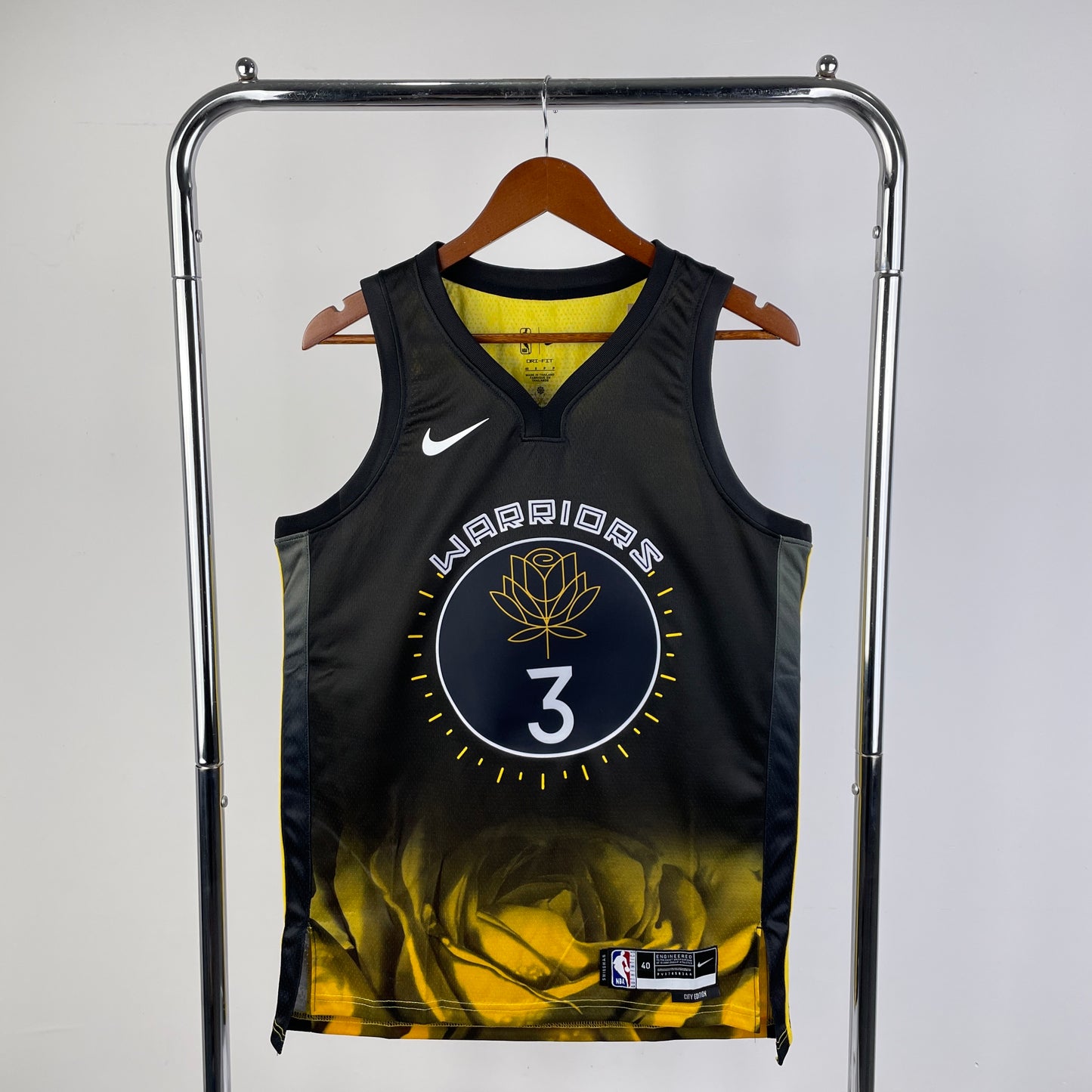 Golden State Warriors 2022-23 Nike Black Swingman Jersey - City Edition