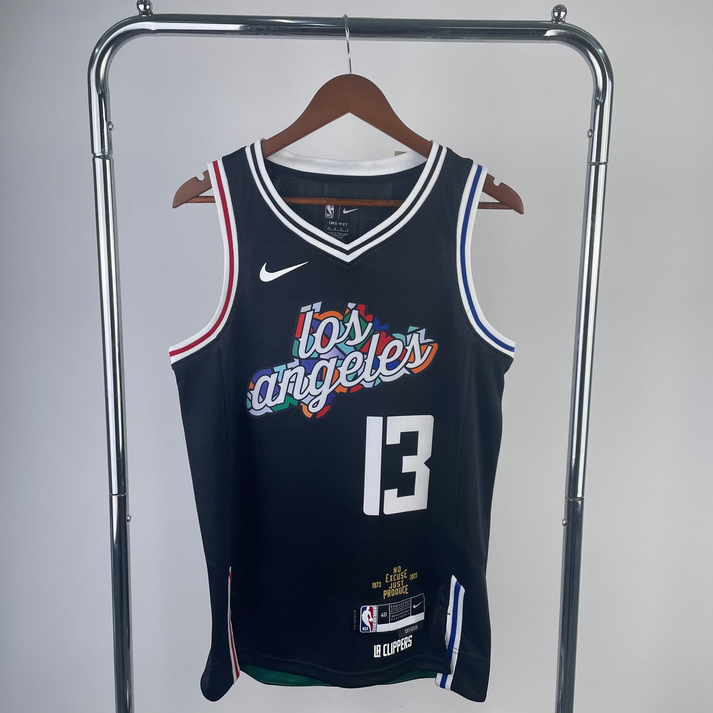 Los Angeles Clippers  2022-23 Nike Black Swingman Jersey - City Edition