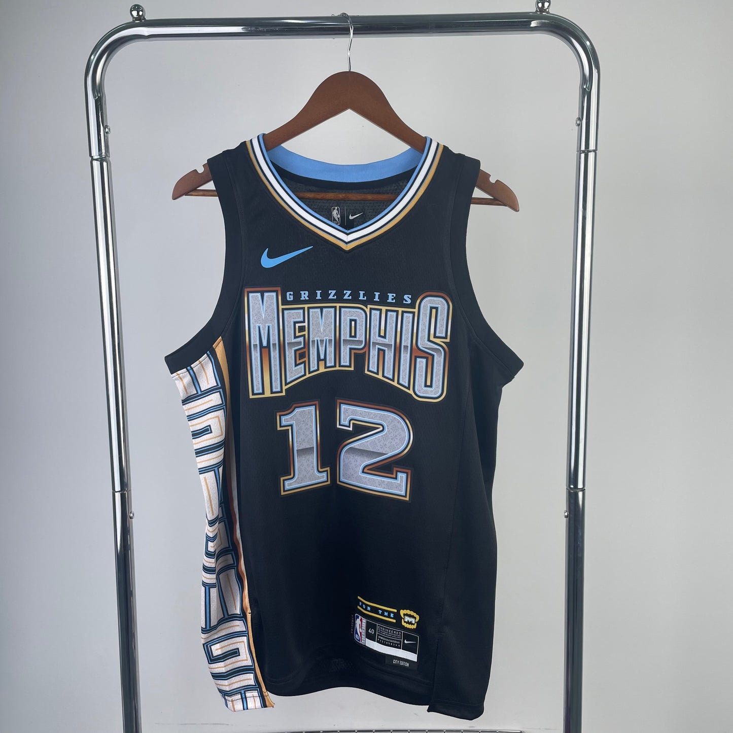 Memphis Grizzlies 2022-23 Nike Black Swingman Jersey - City Edition