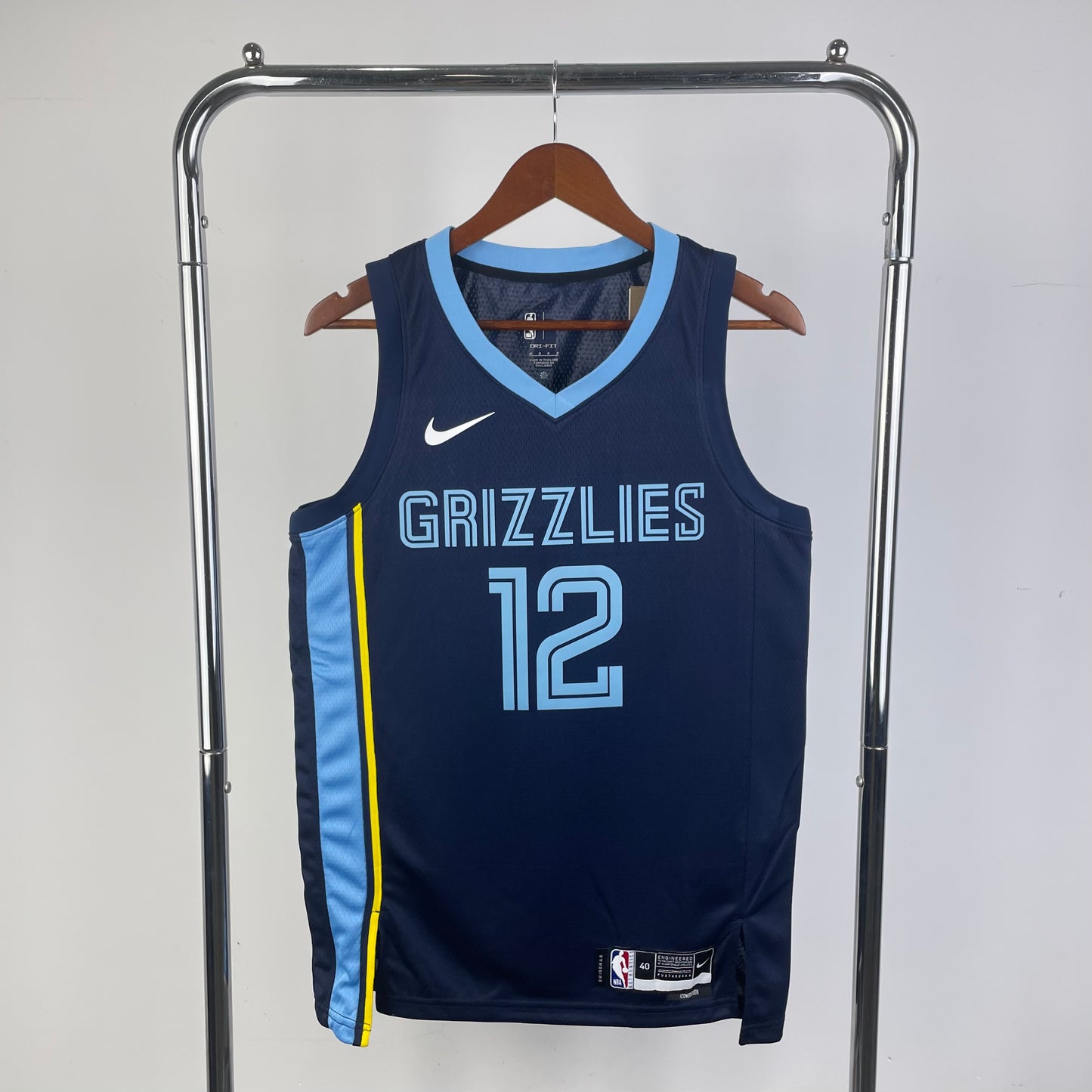 Memphis Grizzlies 2022-23 Nike Blue Swingman Jersey - Icon Edition