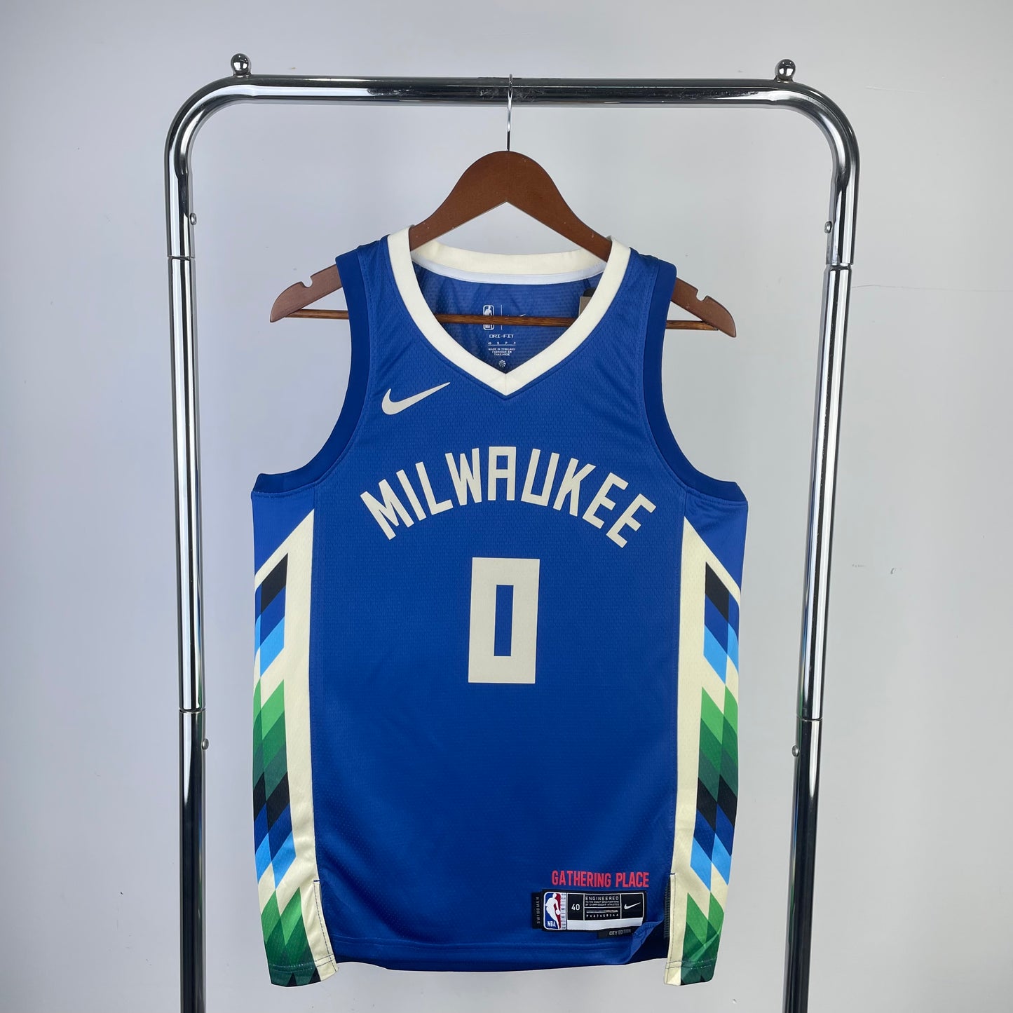 Milwaukee Bucks 2022-23 Nike Blue Swingman Jersey - City Edition