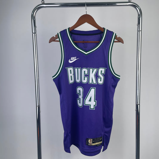 Milwaukee Bucks 2022-23 Purple Nike Swingman Jersey - Classic Edition