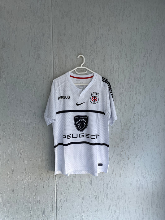 Stade Toulouse 2022-23 Away White Rugby Jersey